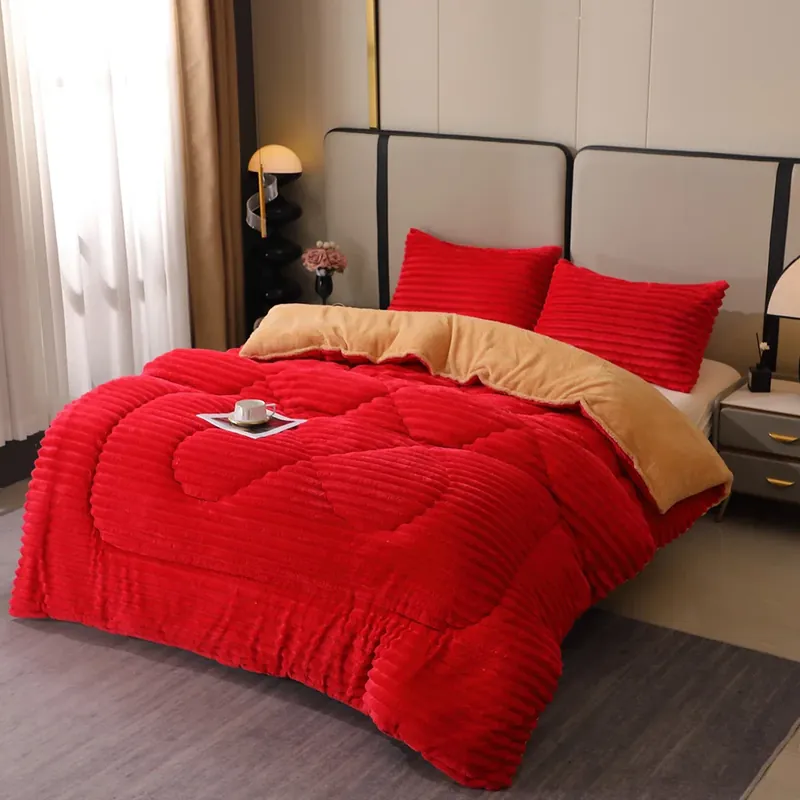 Pilota Cocolino cu Blanita 200x230cm RESIGILAT - Rosu si Bej - PM_O050RESIG Ofertă exclusivă