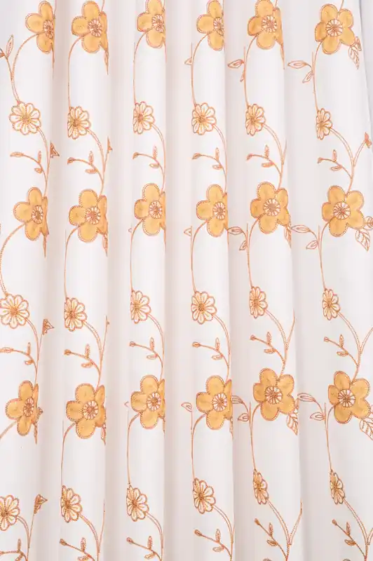 Cel mai bun preț Draperie Brodata Flori pe Panza Crem - BOTD016A_PLC