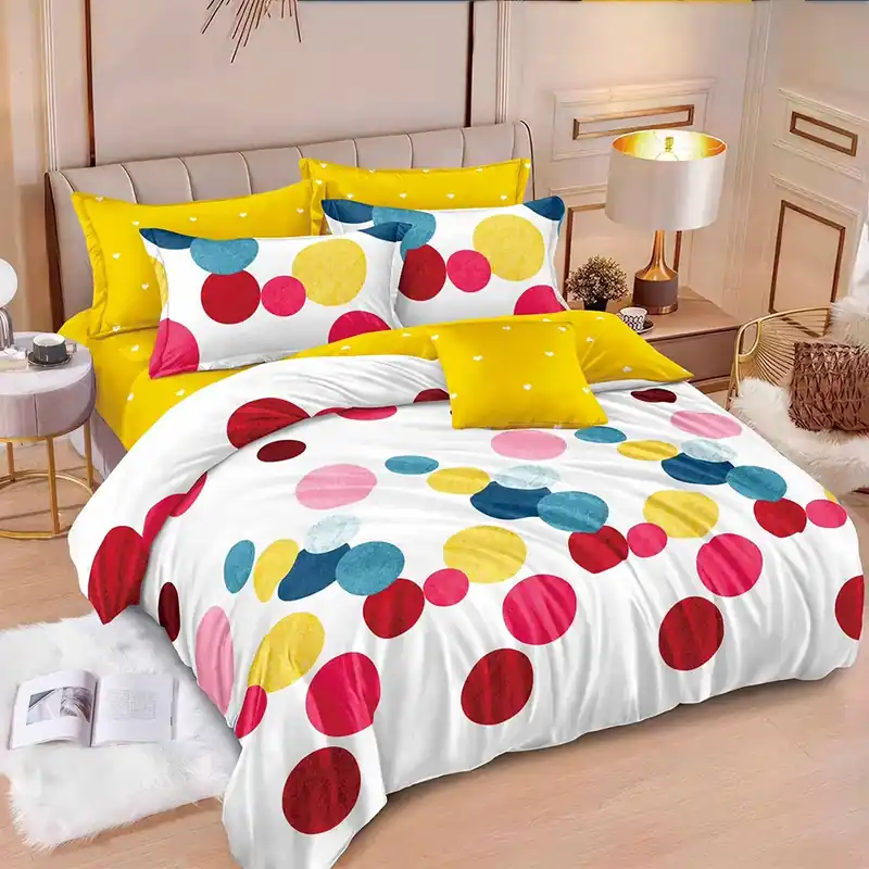 Lenjerie Finet 6 Piese - Buline Multicolore - LFN_A052D Ofertă exclusivă